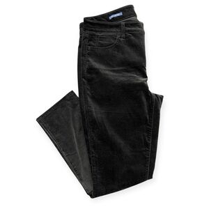 Talbots Slim Ankle Jeans – Black Velvet Corduroy